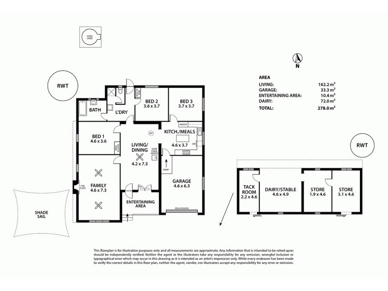 203 Watts Road, Brukunga SA 5252 Floorplan