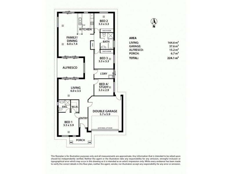45 Sims Road, Mount Barker SA 5251 Floorplan