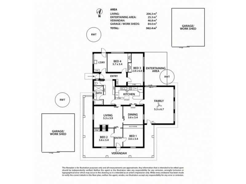 142 Berry Road, Chapel Hill SA 5153 Floorplan