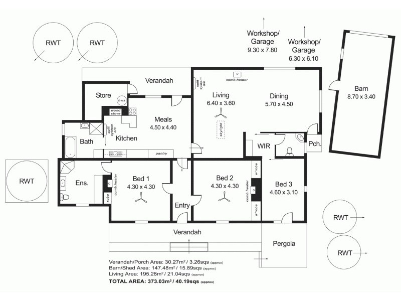 1270 Long Valley Road, Strathalbyn SA 5255 Floorplan