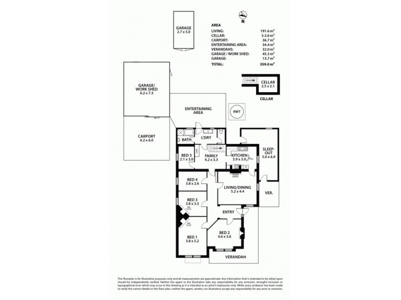 41 West Terrace, Strathalbyn SA 5255 Floorplan