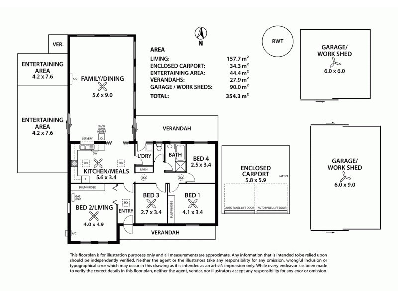 26 Hillman Drive, Nairne SA 5252 Floorplan