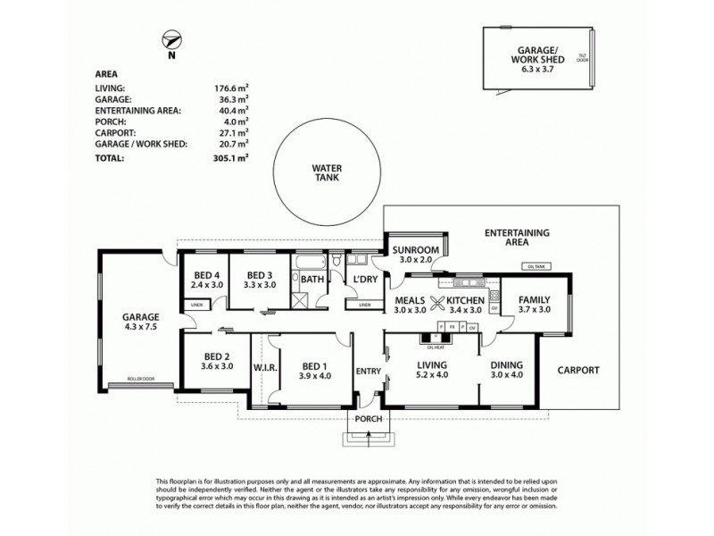 73 Swamp Road, Uraidla SA 5142 Floorplan