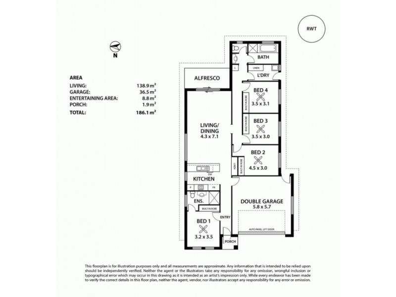 6 Cower Court, Nairne SA 5252 Floorplan