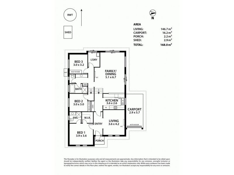 13 Rule Court, Littlehampton SA 5250 Floorplan