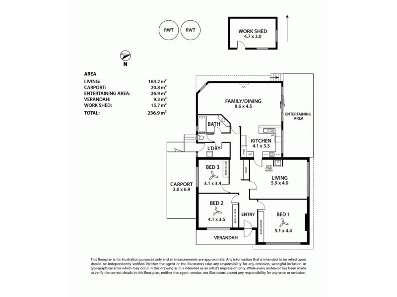12 Stephenson St, Mount Barker SA 5251 Floorplan