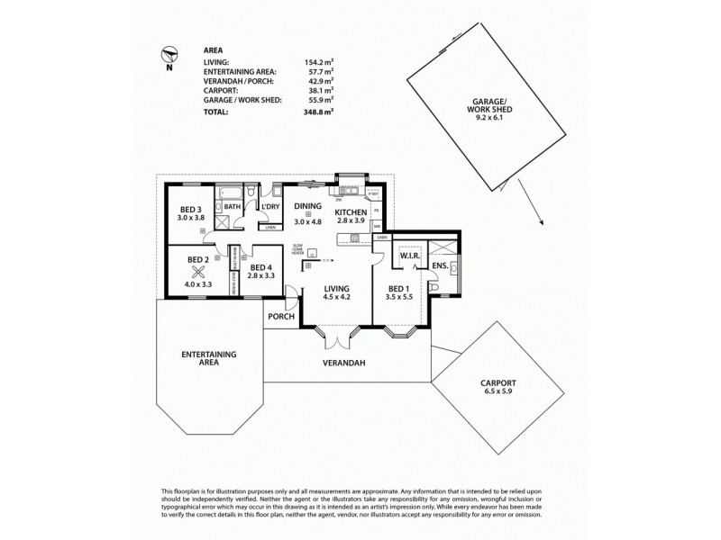 31 Valley View Crescent, Norton Summit SA 5136 Floorplan