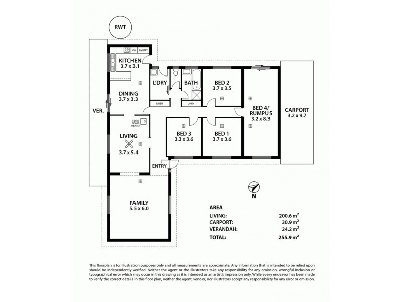 5132 Old Princes Highway, Murray Bridge SA 5253 Floorplan