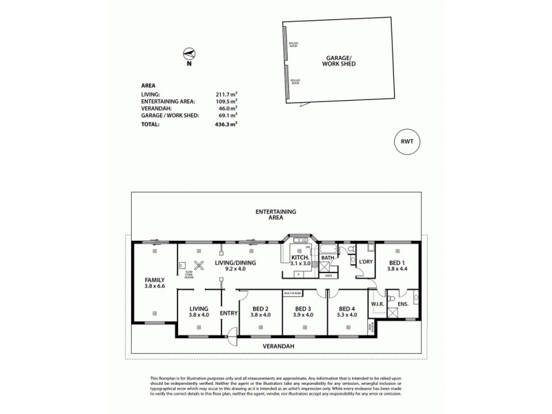 135 Burnbank Way, Mount Barker SA 5251 Floorplan