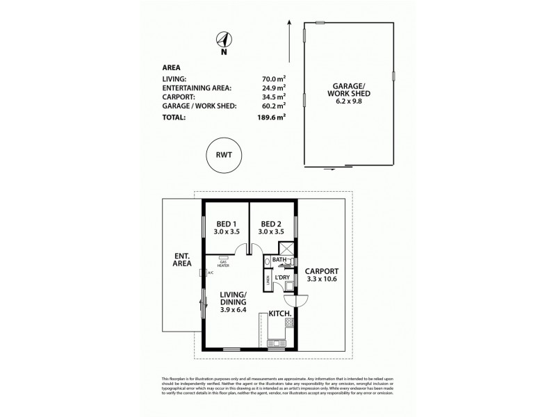 5 Wolf Avenue, Strathalbyn SA 5255 Floorplan