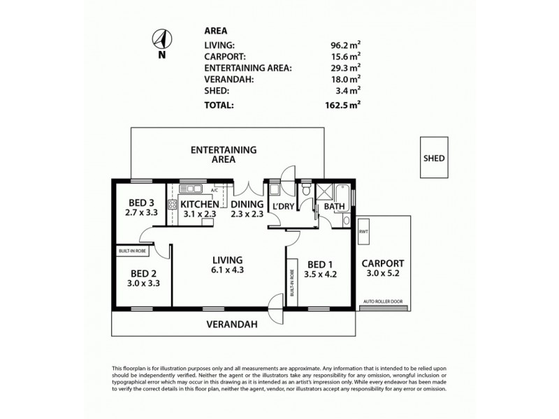 1 Mitchell Court, Littlehampton SA 5250 Floorplan