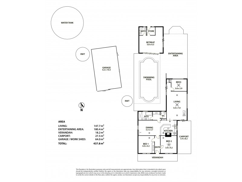 177 Raymonds Road, Basket Range SA 5138 Floorplan