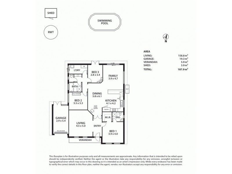 7 Dunn Street, Bridgewater SA 5155 Floorplan