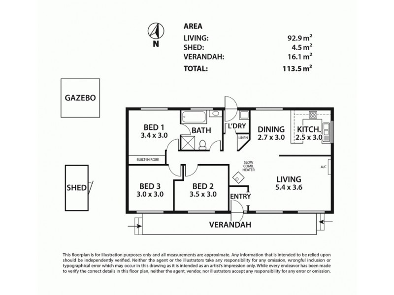 2 Omrah Street, Bridgewater SA 5155 Floorplan