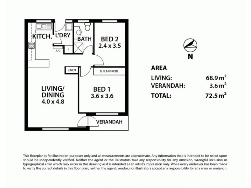 2/13 Victoria Crescent, Mount Barker SA 5251 Floorplan