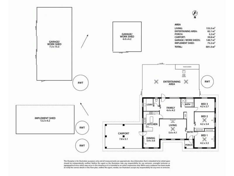 127 Mitchell Avenue, Murray Bridge East SA 5253 Floorplan