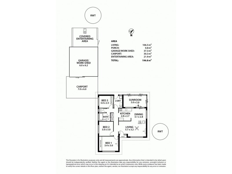 91 Tregarthen Road, Summertown SA 5141 Floorplan