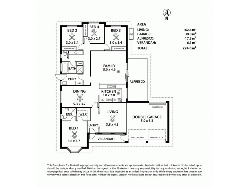 23 Rachel Circuit, Nairne SA 5252 Floorplan