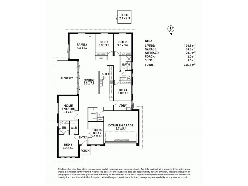20 Reddy Close, Littlehampton SA 5250 Floorplan