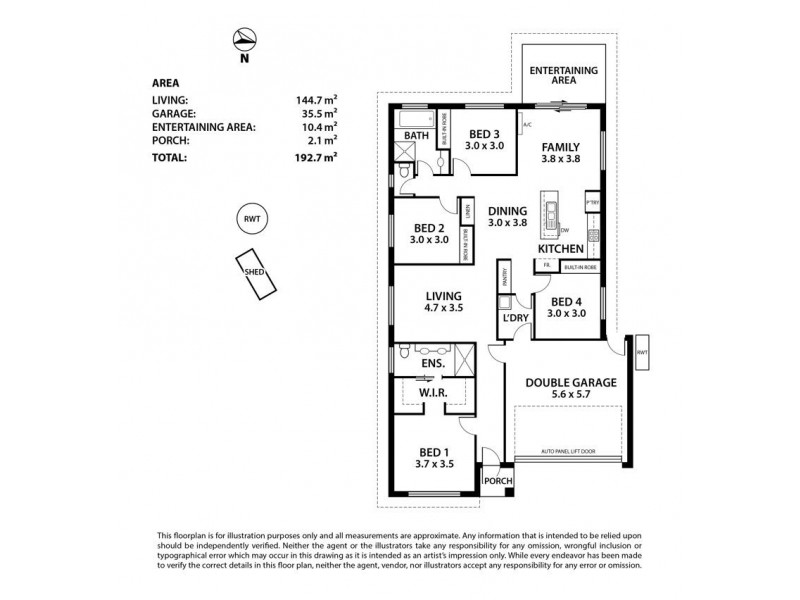 57 Bluestone Drive, Mount Barker SA 5251 Floorplan