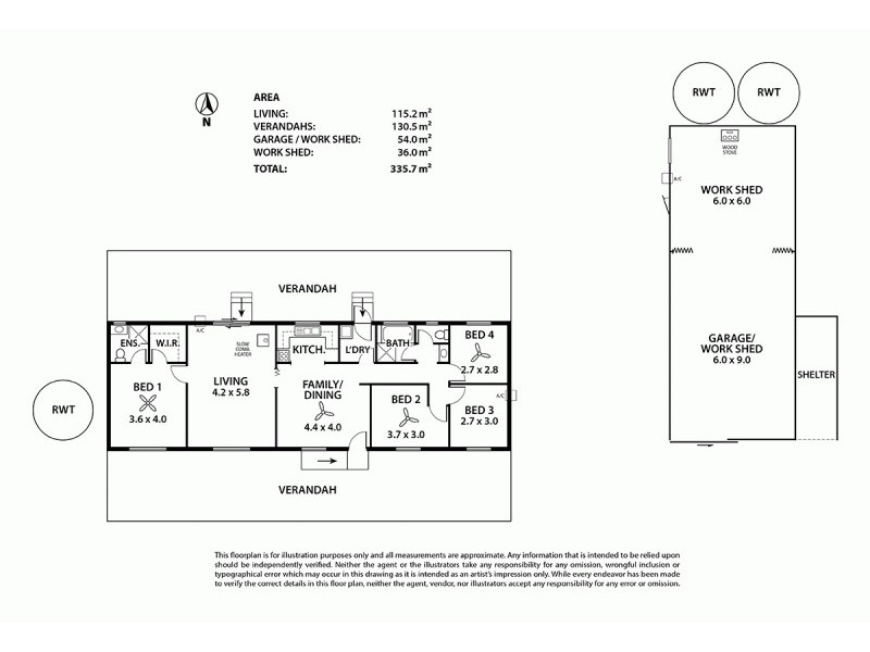 43 Magpie Drive, Tailem Bend SA 5260 Floorplan