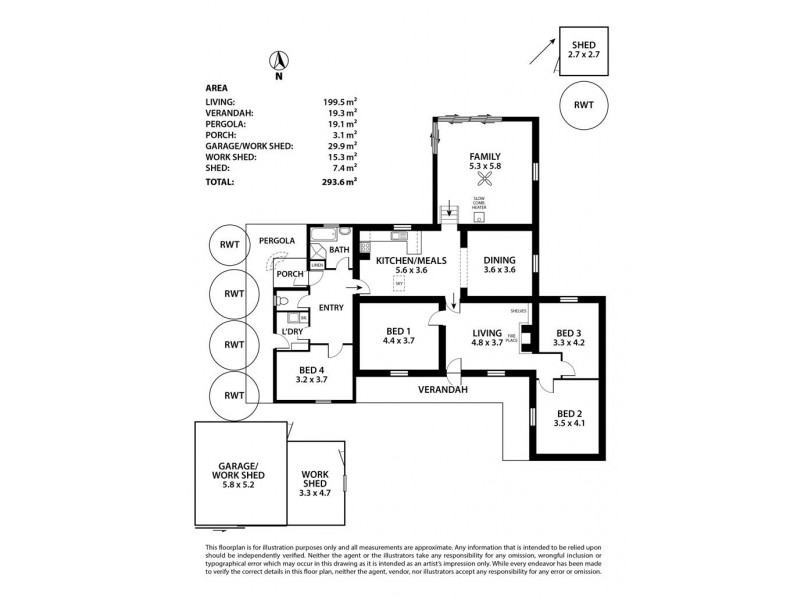 1087 Greenhill Road, Summertown SA 5141 Floorplan