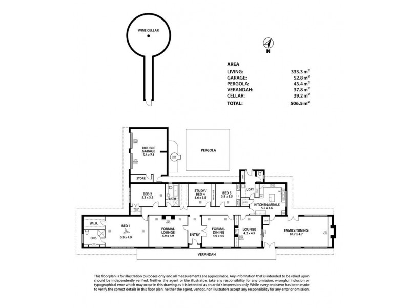 78 Archer Hill Road, Highland Valley SA 5255 Floorplan