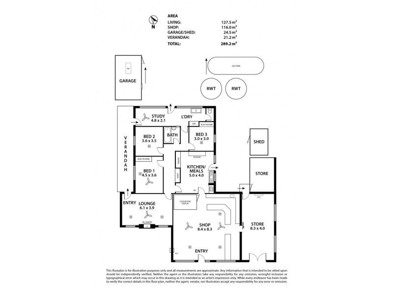 1195 Greenhill Road, Uraidla SA 5142 Floorplan