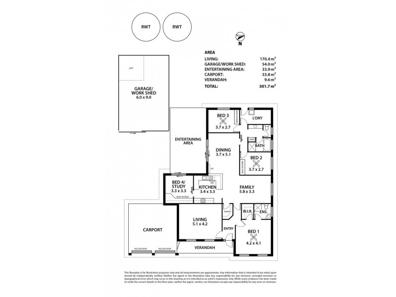13 Ware Close, Mount Barker SA 5251 Floorplan