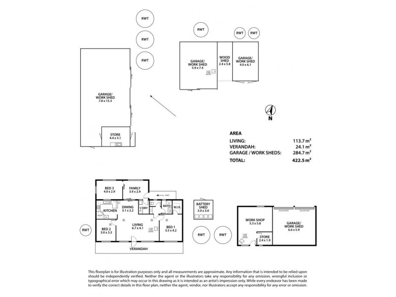 278 Panican Hill Road, Rockleigh SA 5254 Floorplan