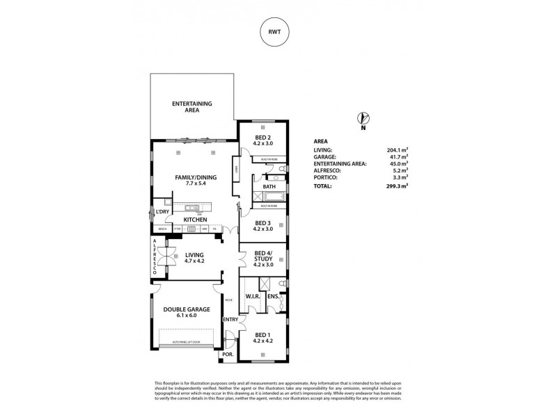 14 Benjamin Gray Drive, Littlehampton SA 5250 Floorplan