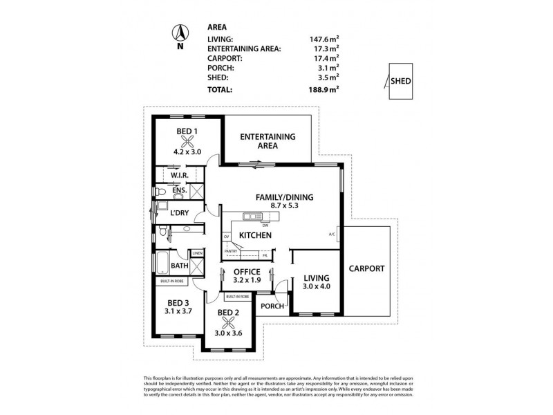 18 Grassmere Drive, Murray Bridge SA 5253 Floorplan