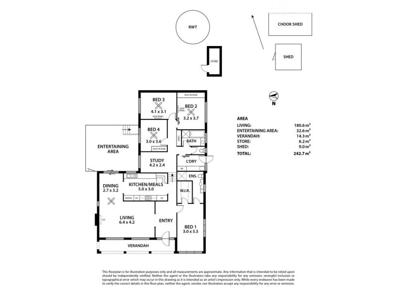13 Ridge Road, Lobethal SA 5241 Floorplan