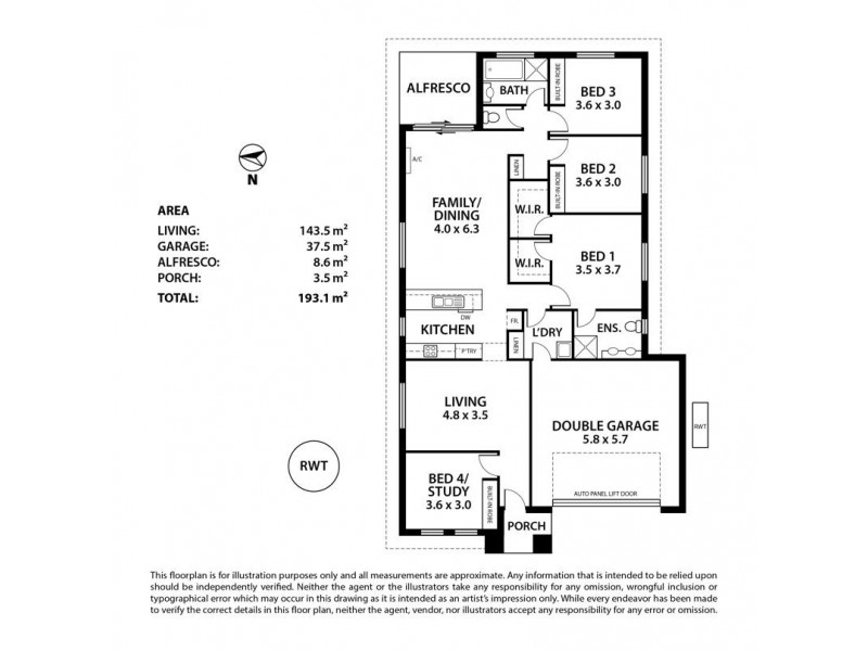 7 Bulbeck Road, Nairne SA 5252 Floorplan