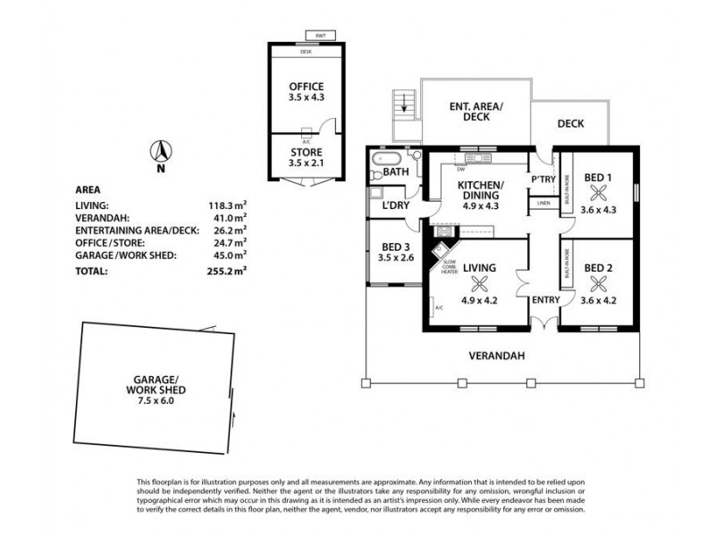 22 Post Office Road, Lobethal SA 5241 Floorplan