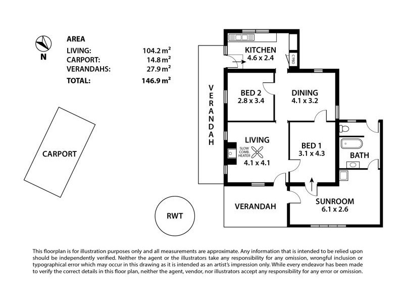 13 Cleggett Road, Littlehampton SA 5250 Floorplan
