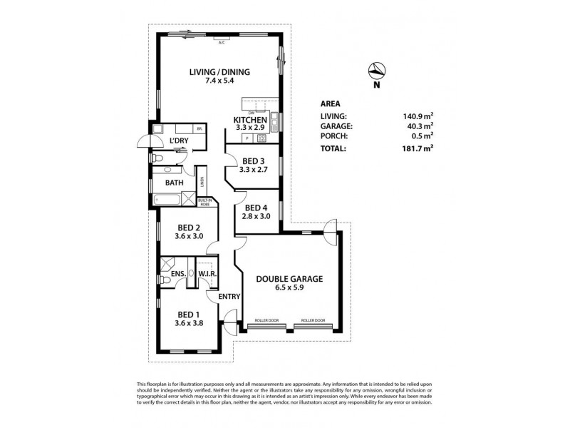 15A Archer Court, Strathalbyn SA 5255 Floorplan