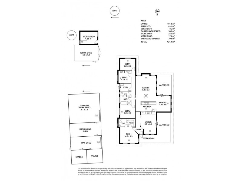 21 Battunga Road, Meadows SA 5201 Floorplan