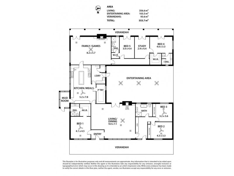 2120 Strathalbyn Road, Macclesfield SA 5153 Floorplan