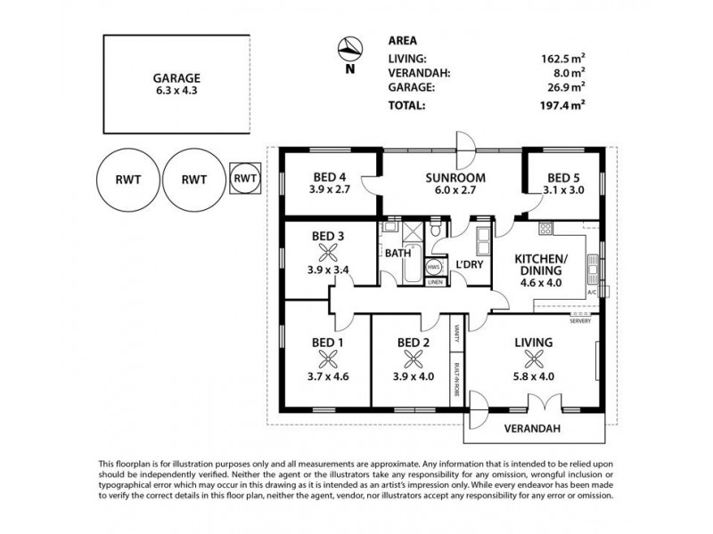 11 Milnes Road, Strathalbyn SA 5255 Floorplan