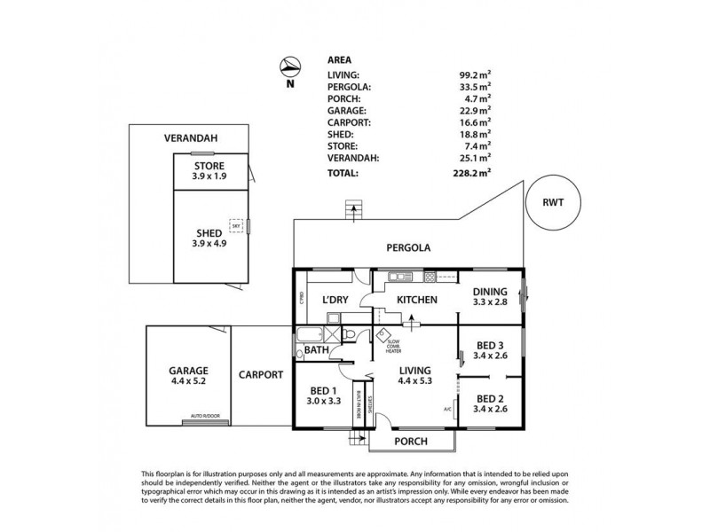 15 & 17 Donald Street, Dawesley SA 5252 Floorplan