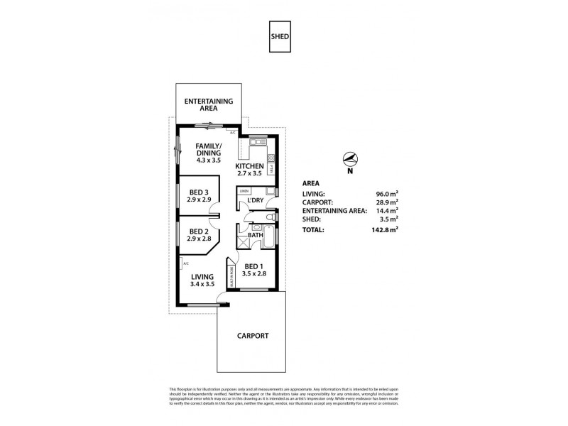 3A Howard Lane, Mount Barker SA 5251 Floorplan