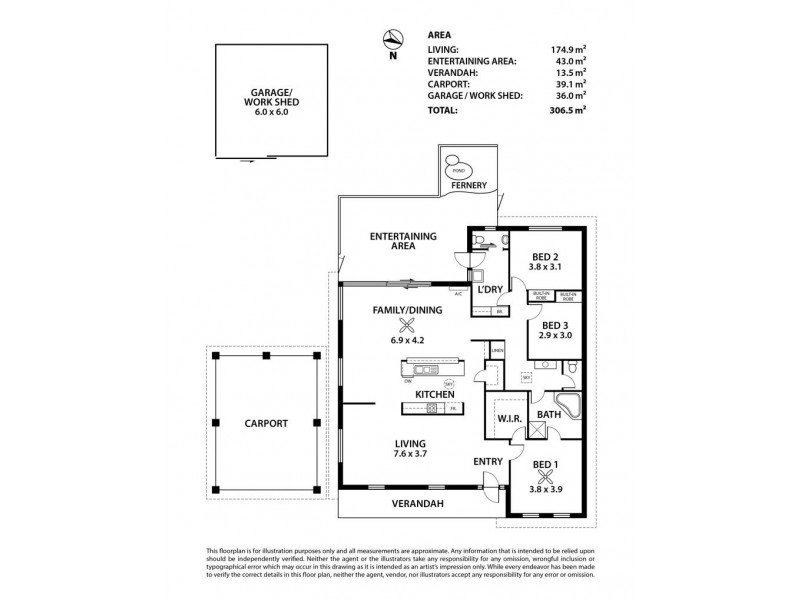 4 Bowman Court, Strathalbyn SA 5255 Floorplan