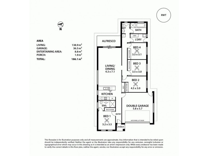 6 Cower Court, Nairne SA 5252 Floorplan