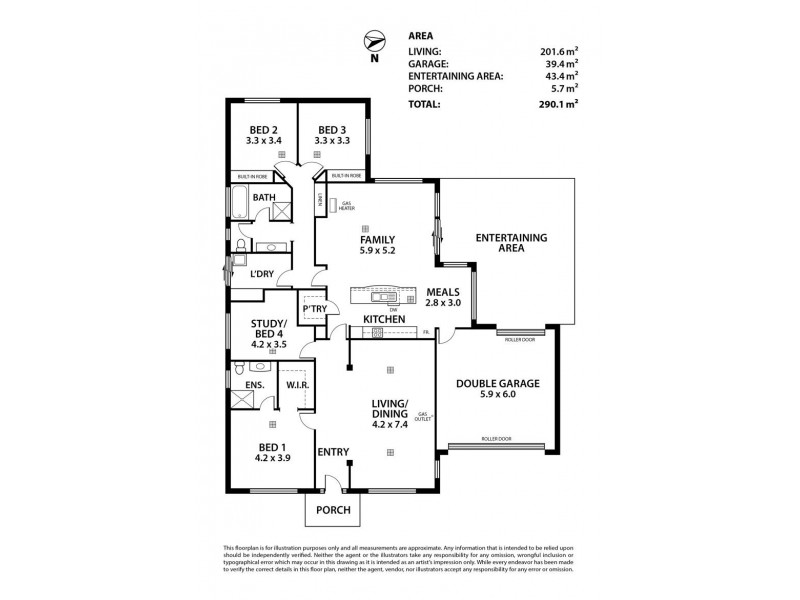 23 O’Donnell Drive, Littlehampton SA 5250 Floorplan