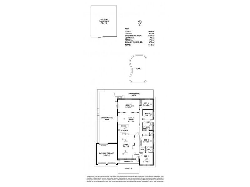 4 Montrose Avenue, Strathalbyn SA 5255 Floorplan