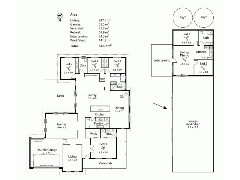 223 Bondleigh  Rd, Rockleigh SA 5254 Floorplan