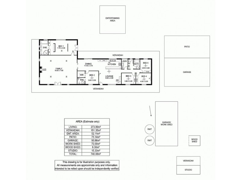 21 Plantation  Rd, Kanmantoo SA 5252 Floorplan