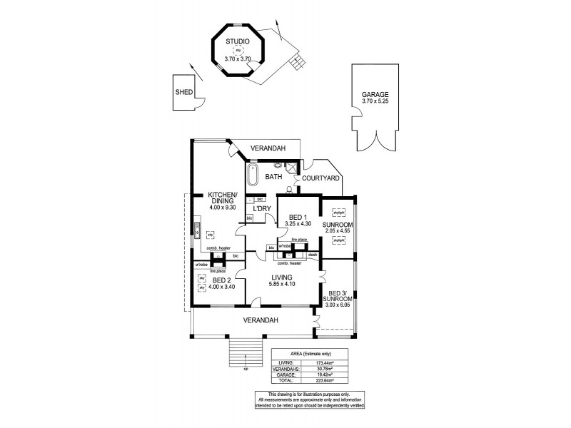 9 Hawthorn Rd, Stirling SA 5152 Floorplan