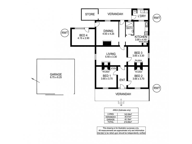 554 Piccadilly Rd, Summertown SA 5141 Floorplan